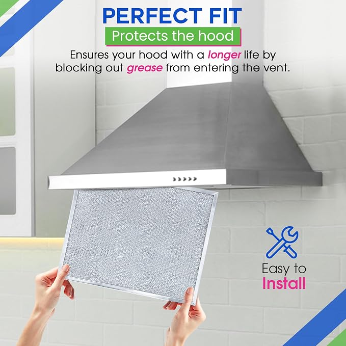 Bagean Stove Hood Vent Filter 11.8" x 14.3" BPS1FA30