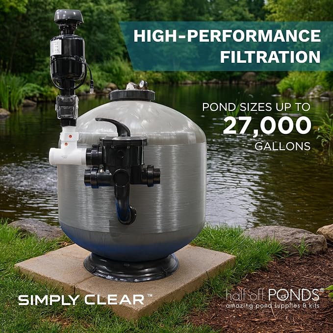 HALF OFF PONDS Simply Clear PRO Koi Pond Filter System