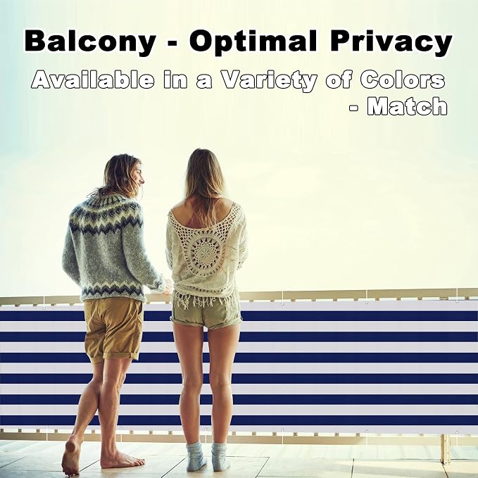 Privacy Screen Protector 2.6' x 32.8' Privacy Protection Weatherproof Privacy