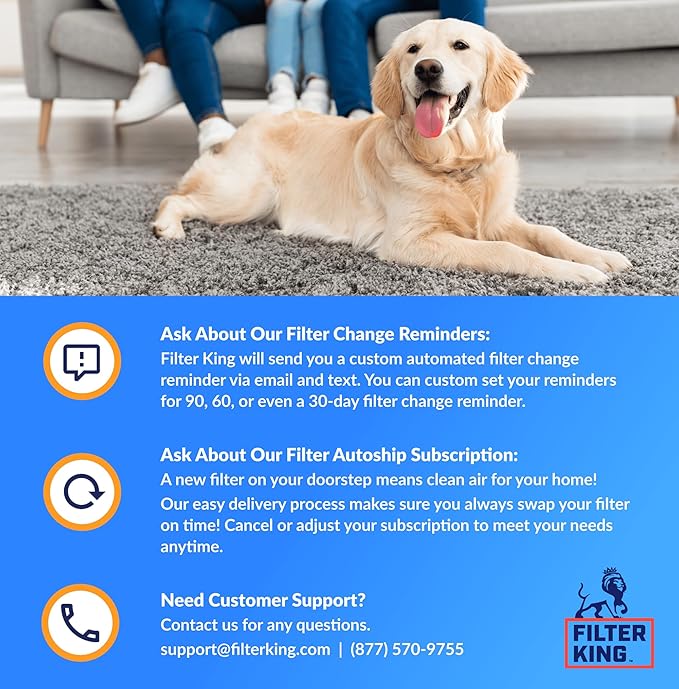 Filter King 27.5x29.5x1 Air Filter | 5-PACK | MERV 8 HVAC Pleated A/C Furnace