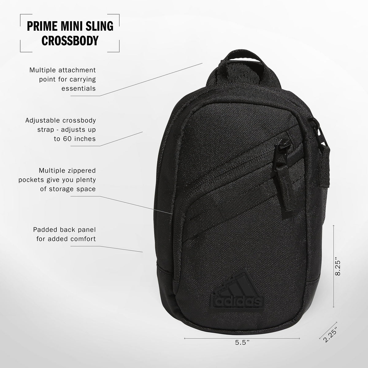 Prime Mini Sling Crossbody Bag, small size for festivals and travel