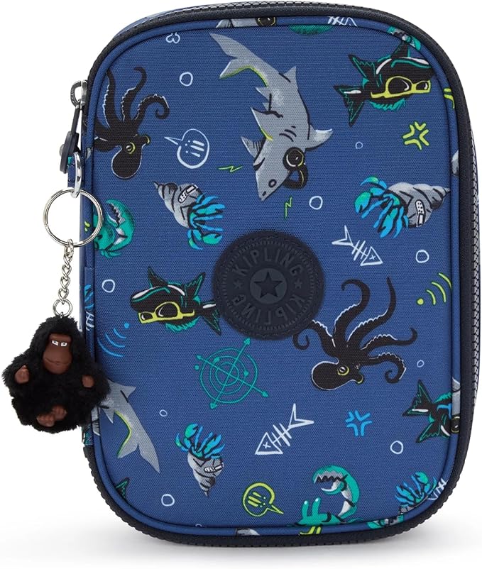 Kipling Women's 100 Pens Printed Case, Organize Accessories, Art Supplies, Makeup, Travel Organizer