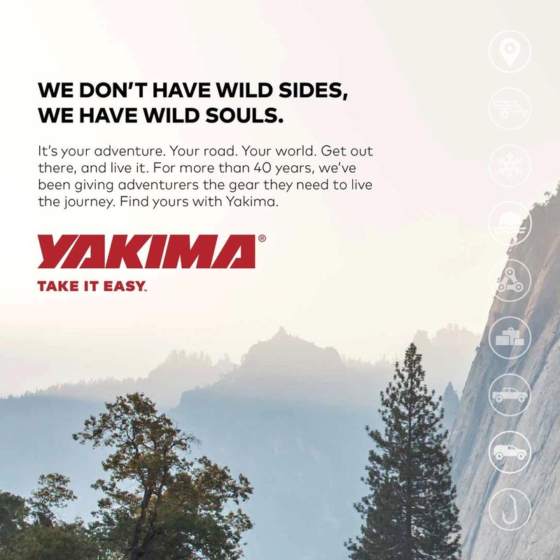 Yakima Fullback 2 Bike Capacity Trunk Bike Strap Rack with 4 Strap Attachment, SuperCrush ZipStrips, Bomber External Frame, and Bottle Opener, Black
