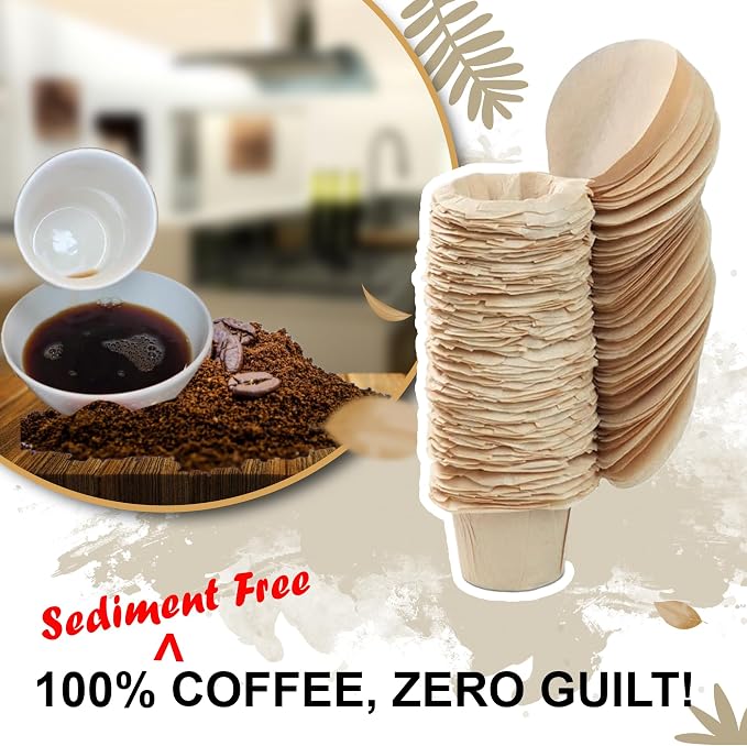 Delibru Unbleached K Cup Filters