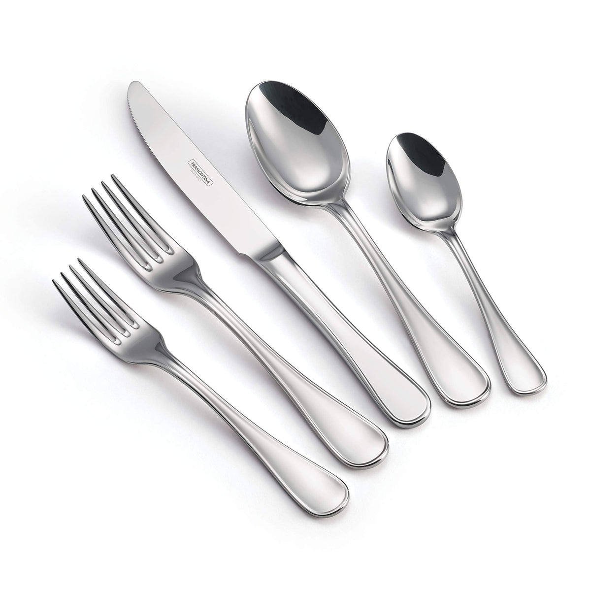 Tramontina 45 Piece Silverware Set - Firenze Utensils Set