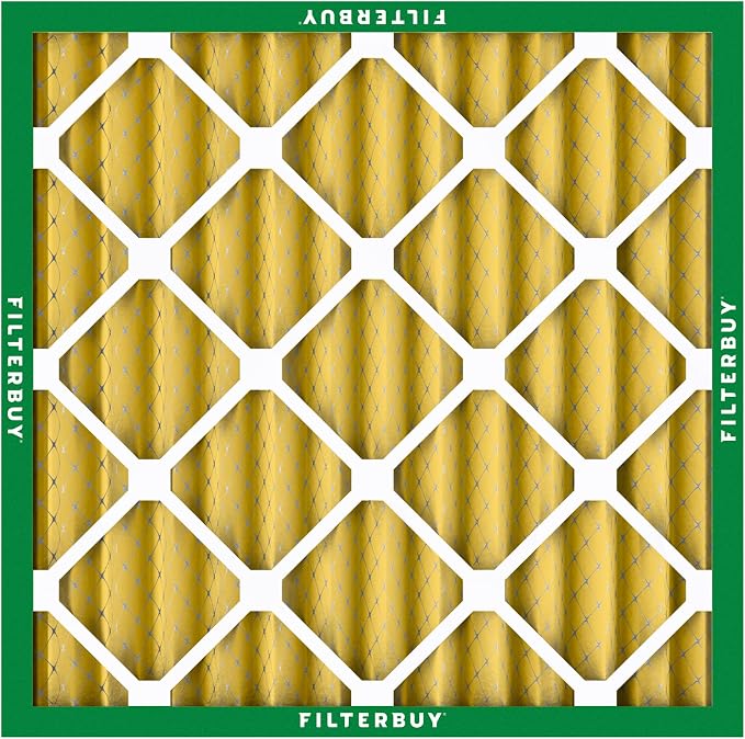 Filterbuy 12x12x2 Air Filter MERV 11 Superior Pet & Allergy Defense,
