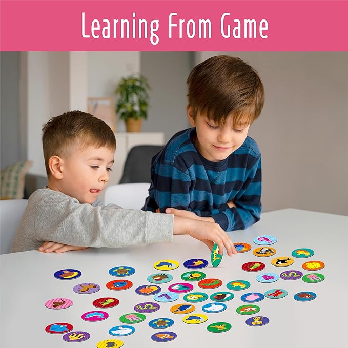 Math Games, Addition and Subtraction Games, 120 Round Cards Math Facts Counting Games Educational Learning Toy for Kindergarten 1st 2nd, Homeschool & Classroom, Ages 6+