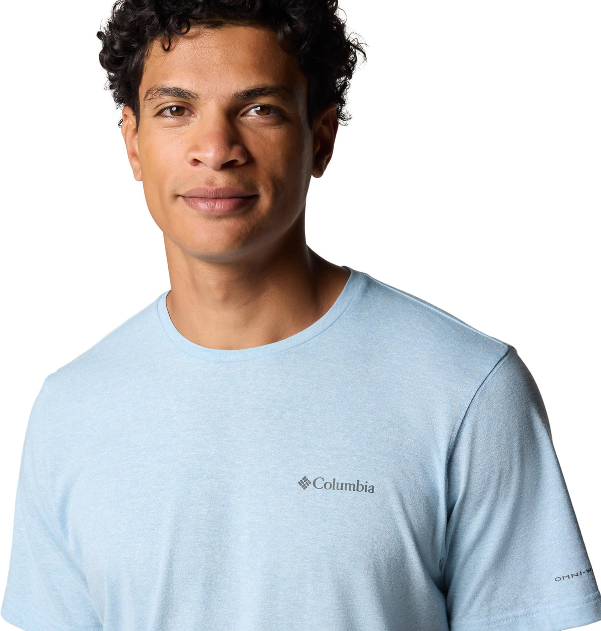 Columbia Mens Thistletown Hills Short Sleeve T-Shirt, Ripple Blue Heather, 5X Tall