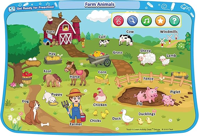 VTech Touch and Learn Activity Desk Deluxe Expansion Pack - Get Ready for Preschool