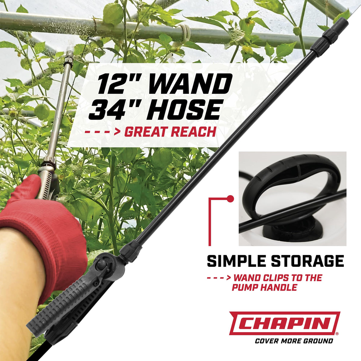 Chapin 2-Gallon Pump Sprayer, Reliable Spray for Daily Use