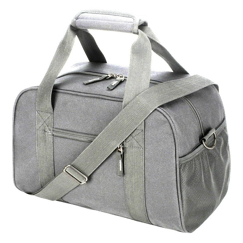 SeaRock 14 inch Small Gym Bag for Men & Women, Mini Duffle Bag for Travel Sports, Lightweight Carry On Duffel Bag, Gray
