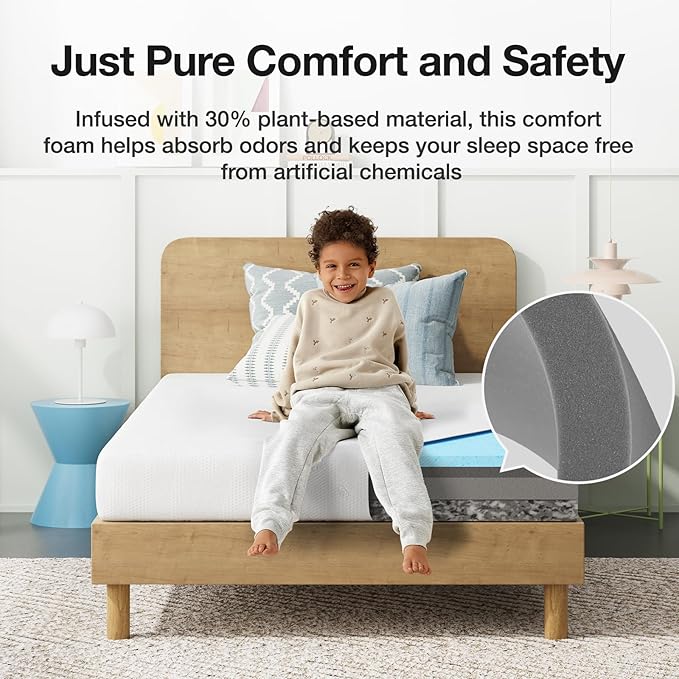 Novilla 6 Inch Full Bed Mattress, Gel Memory Foam Mattress for Pressure Relief & Comfort Sleep, CertiPUR-US Certified Mattresses Full