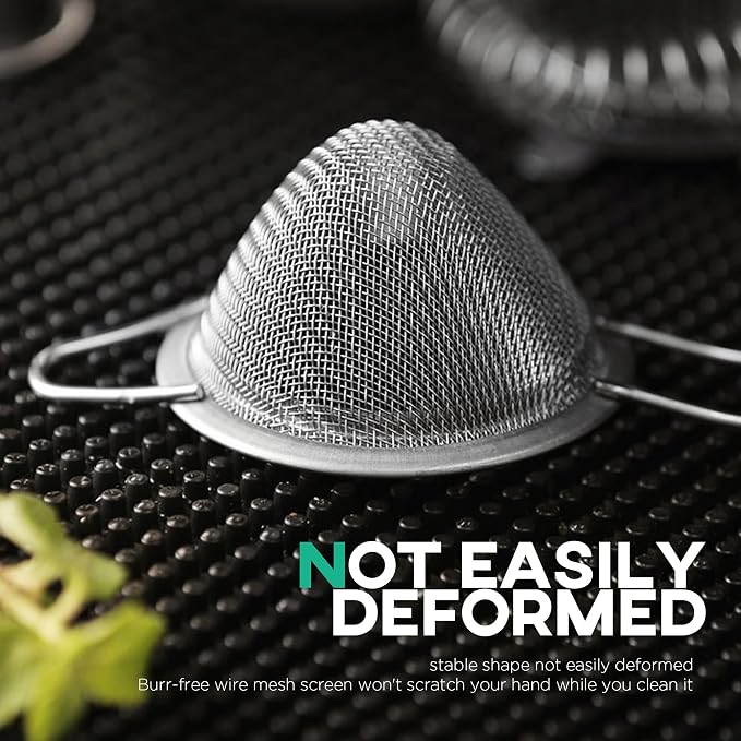 Homestia 2 Piece 3.3" Fine Mesh Strainer