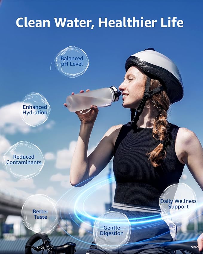 Compatible with Zero Pitchers and Dispenser, 0 TDS Premium Filtration, Fit