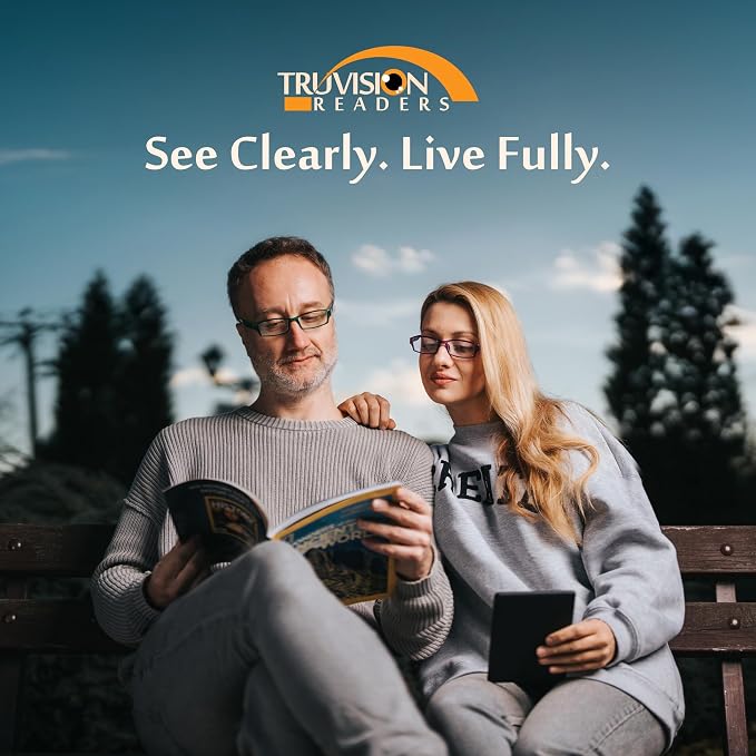 TruVision Readers Reading Glasses, Comfort Spring Hinges