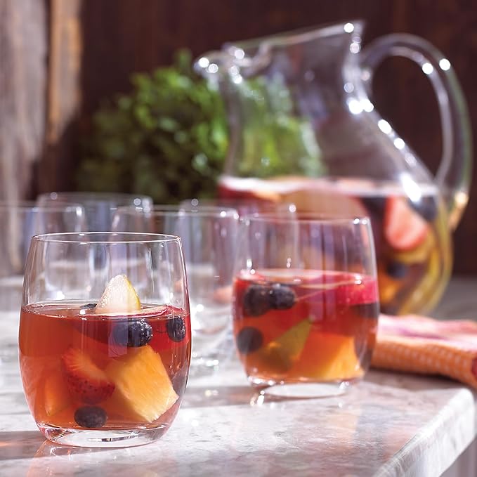 Lenox Tuscany Classics Small Tumbler Set, Buy 4 Get 6, 3.30 LB, Clear,12 Ounce