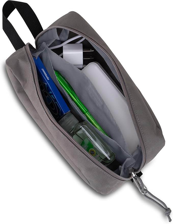JanSport Perfect Pouch – Accordion Opening, Single Compartment with 3 Dividers, Small Internal Pocket