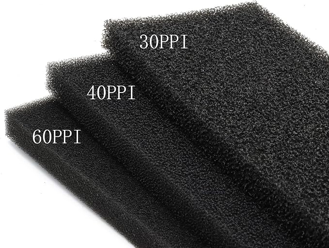 ALEGI Aquarium Filter Sponge Pad 30PPI / 40PPI / 60PPI Bio Sponge Filter Media