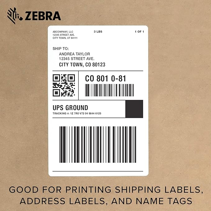 Zebra - GK420t Thermal Transfer Desktop Printer for Labels, Receipts, Barcodes, Tags, and Wrist Bands - Print Width of 4 in - USB, Serial, and Parallel Connectivity (Renewed)
