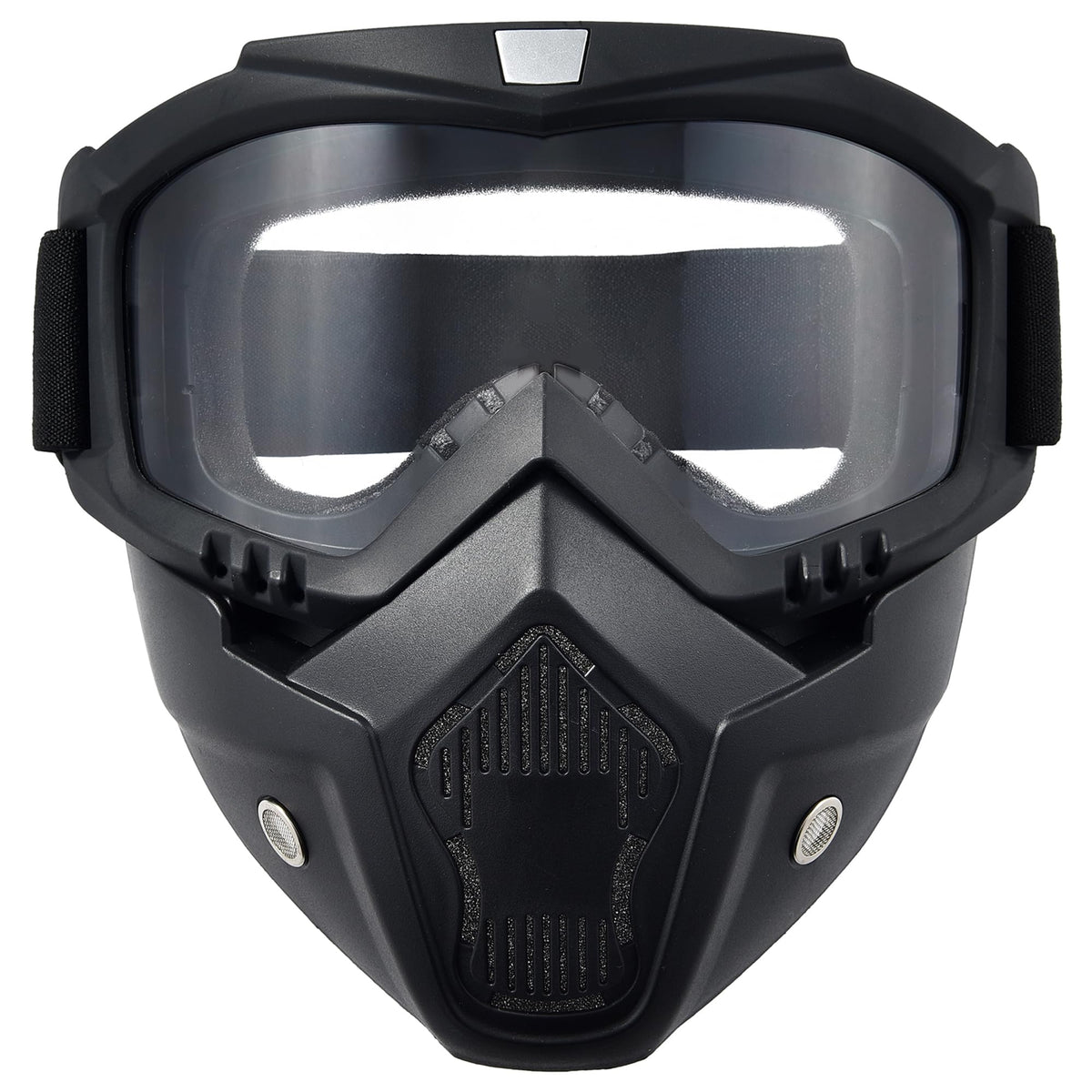 Paintball Mask Anti Fog,Airsoft Mask Full Face,Tactical Mask, Motorcycle Helmet Goggles with Removable Face Mask for Men Women (Clear)