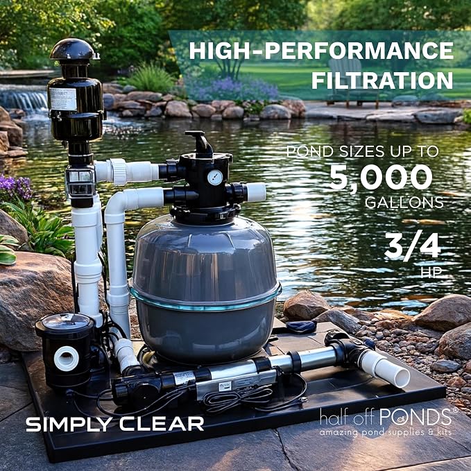 HALF OFF PONDS Simply Clear Koi Pond Filter System