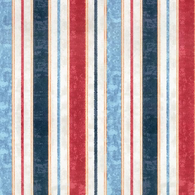LVTXIII Set of 2 Patio Throw Pillows Waterproof 16"x16" Fade Resistant Outdoor Throw Pillows with Inserts, Fluffy Decorative Garden Toss Pillow Cushions for Home Patio Coach Sofa Use, Stripe Red Blue