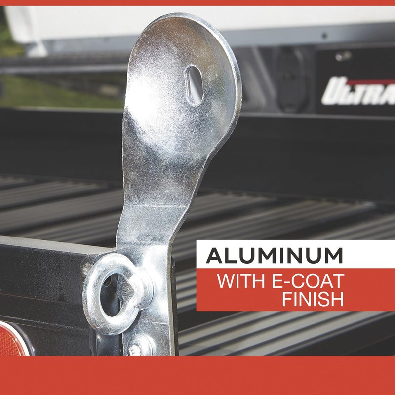 Ultra-Tow Aluminum Hitch Cargo Carrier with Ramp - 500-Lb. Capacity, Black, 60in. x 30in. x 4in.