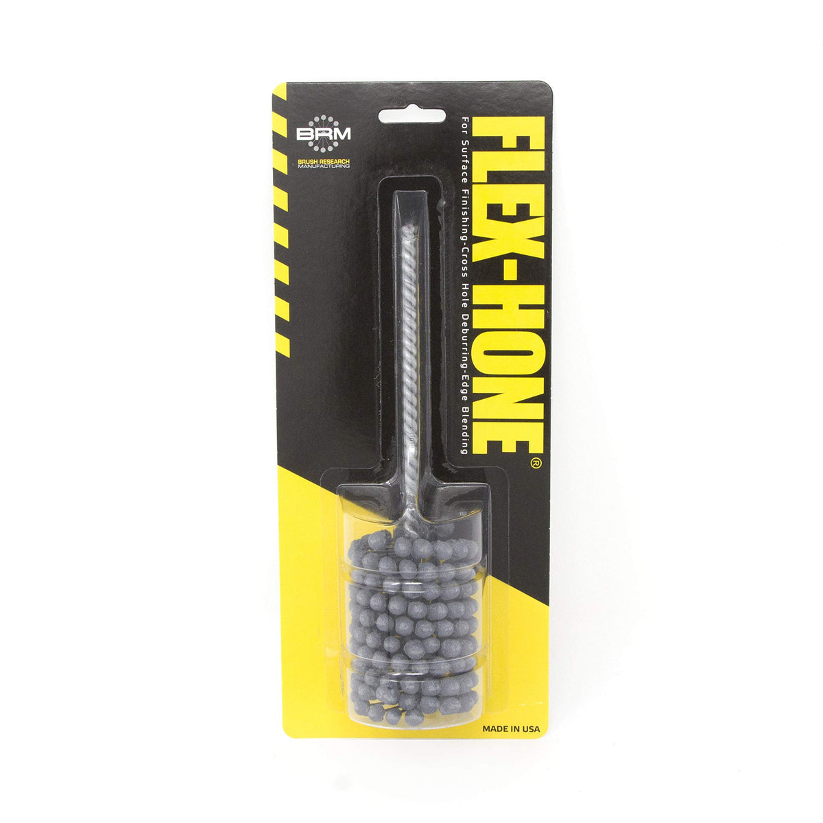 Brush Research BC17812 FLEX-HONE®, 1-7/8" (47.6mm) Diameter, 120 Grit, Silicon Carbide, For Mild Steel, Stainless Steel, Cast Iron and Softer Ferrous Materials