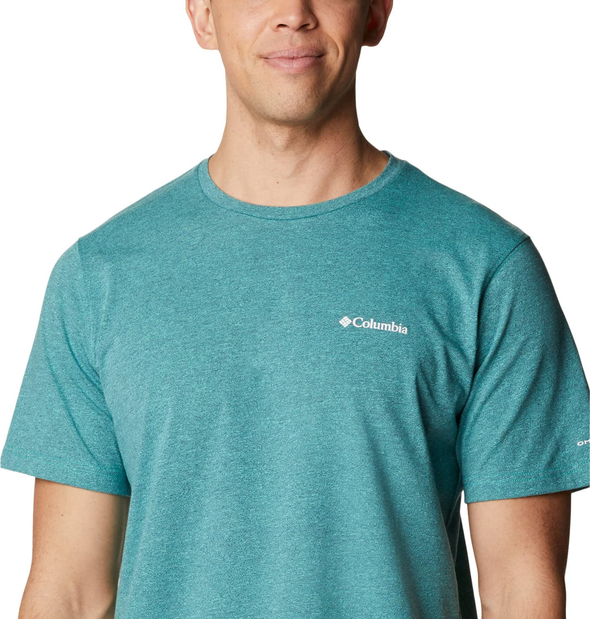 Columbia Men's Thistletown Hills Short Sleeve, Electric Turquoise/Collegiate Navy, 5X Big