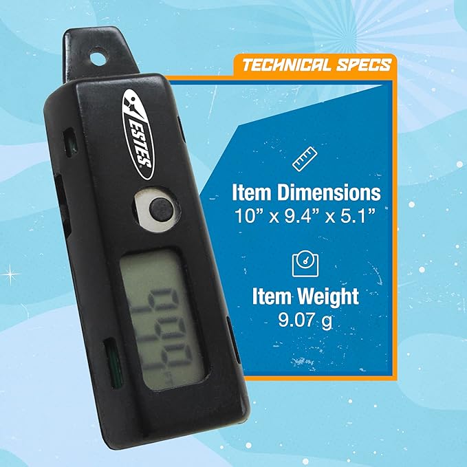 Estes 2246 Altimeter, Model Rocket Altitude-Measuring Device, Rocket Model Kit Accessories for Ages 10+