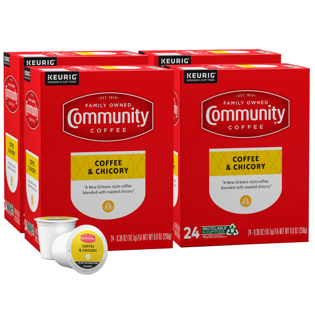 Community Coffee Grandma's Sugar Cookie Keurig K-Cup Pods, Limited Edition Holiday Flavor, Natural Ingredients, 10 Count (Pack of 6)