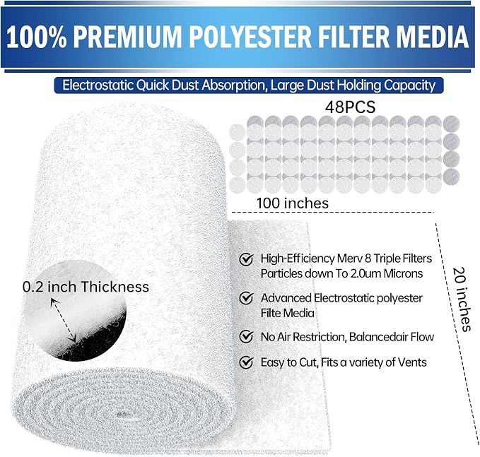 UBeesize Air Vent Filters Kit