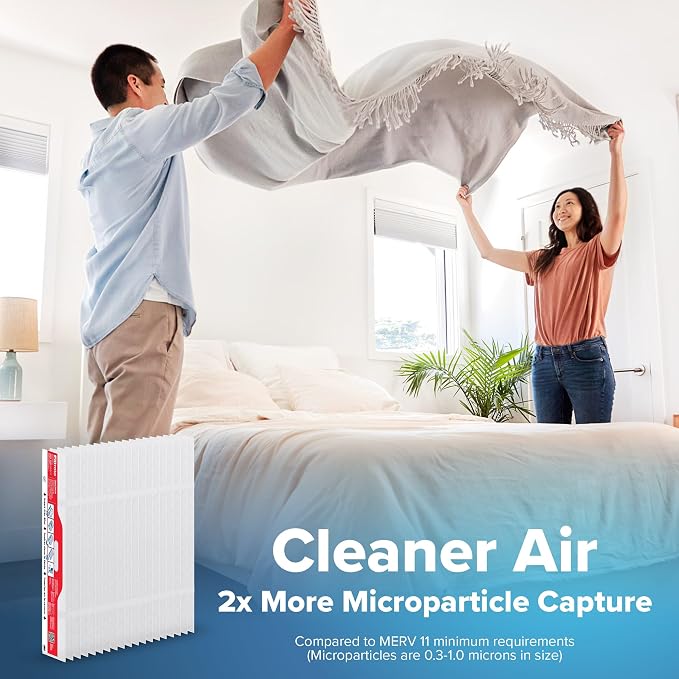 Filtrete 20x25x4 Refillable Air Filter replacement, MPR 1000, MERV 11, Allergen