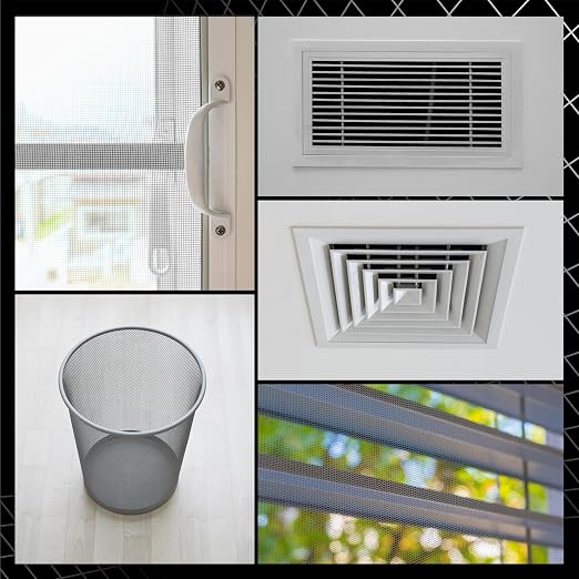 6-Pack Wire Mesh Screen 12×8 Inch – 20 Mesh Stainless Steel Durable, Smooth