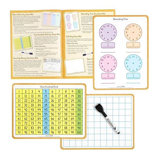 Really Good Stuff Family Engagement Math Kit - Second Grade Students (Ages 7-8) - Math Skills - Educational Kit