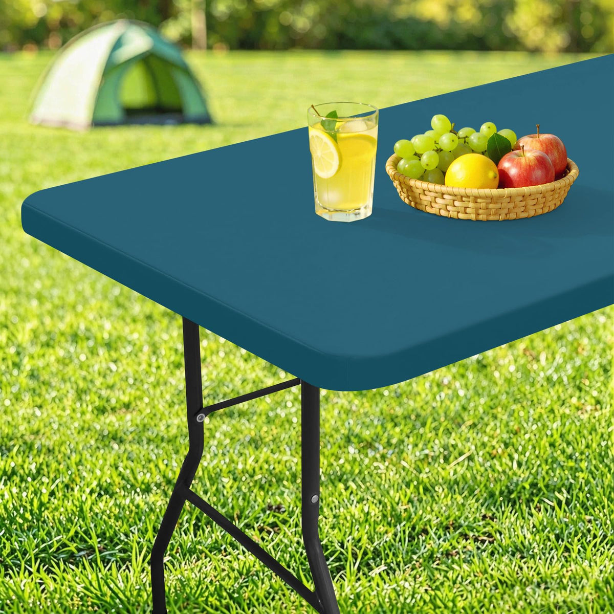 homing Rectangle Table Cloth Cover 8 Foot Elastic Fitted Tablecloth