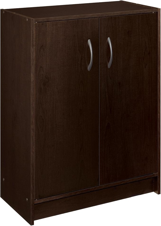 ClosetMaid 8925 Stackable 2-Door Organizer, Espresso