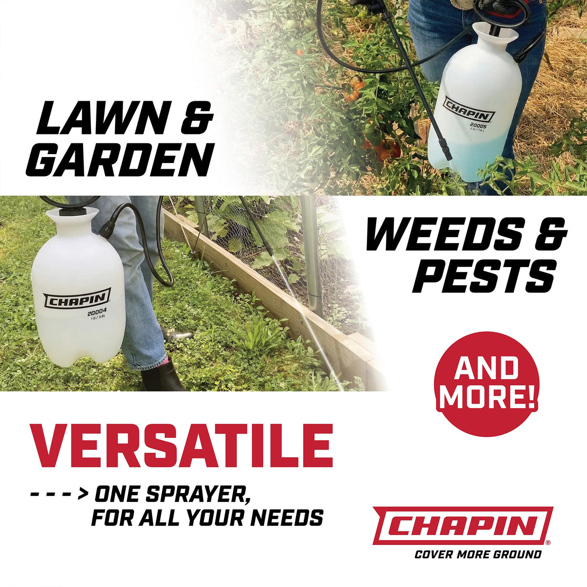 Chapin 2-Gallon Pump Sprayer, Reliable Spray for Daily Use