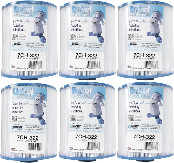 Unicel 7CH-322 32 Square Foot Media Replacement Hot Tub Spa Filter Cartridge