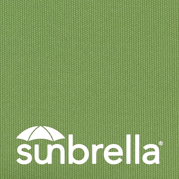 Outdoor Sunbrella Decorative Pillows with Coconut Button Pack of 4, 18" x 18" Outdoor Pillow Set for Couch Bed Throw Patio Sofa, Canvas Ginkgo