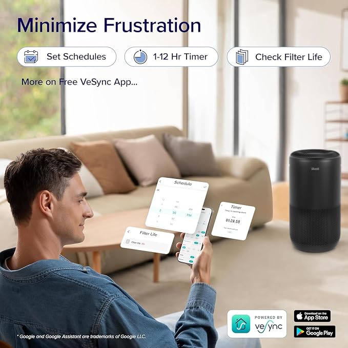 LEVOIT Air Purifiers for Home Large Room Up to 1733 Ft²