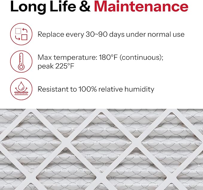 20x25x1 Air Filter by AIRx Filters MERV 11 Pleated Furnace Filter HVAC AC