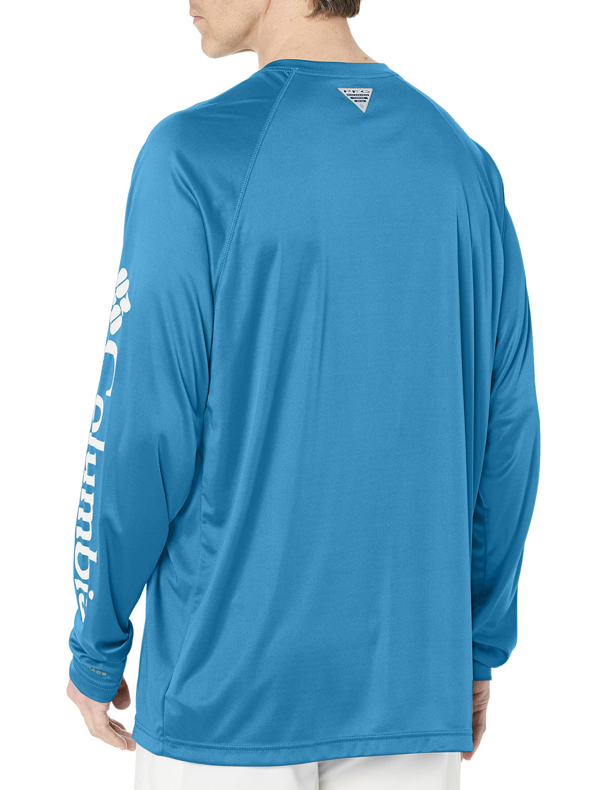 Columbia Men's Big Terminal Tackle Long Sleeve Shirt, Yacht White Logo, 3X/Tall