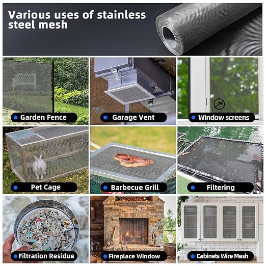 304 Stainless Steel Mesh Screen, Wire Screen Mesh, Rust Free Woven Wire Mesh