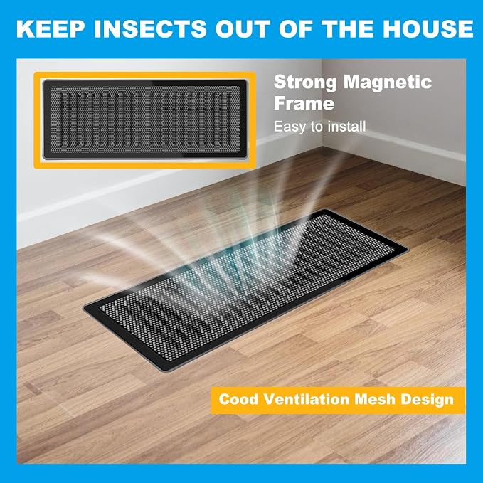 4 PCS DIY Magnetic Vent Covers-13.8" x 11.8" Customizable Air Register