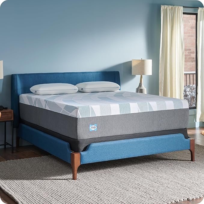 Sealy Dreamlife 14” Foam Mattress-in-a-Box, Twin, SealyComfort Gel Memory Foam, SealySupport Transition Foam, Machine Washable Cover