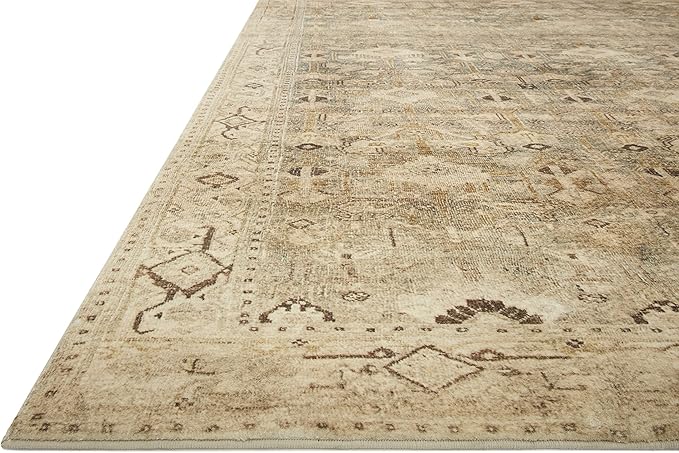 Loloi Margot Collection MAT-04 Antique/Sage 7'-6" x 9'-6" Area Rug feat. CloudPile, No-Shed Easy Clean Large Patterned Area Rug for Living Room, Bedroom, Dining Area