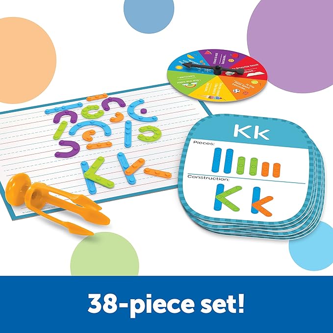 Learning Resources Skill Builders! Kindergarten Writing - Alphabet Activities, ABC Letter recognition, Kindergarten Homeschool Supplies, Ages 5+