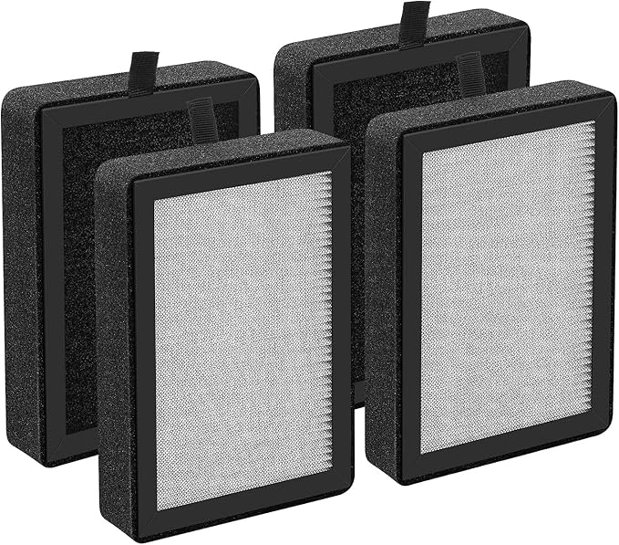4 Pack LV-H128 Replacement Filter Compatible