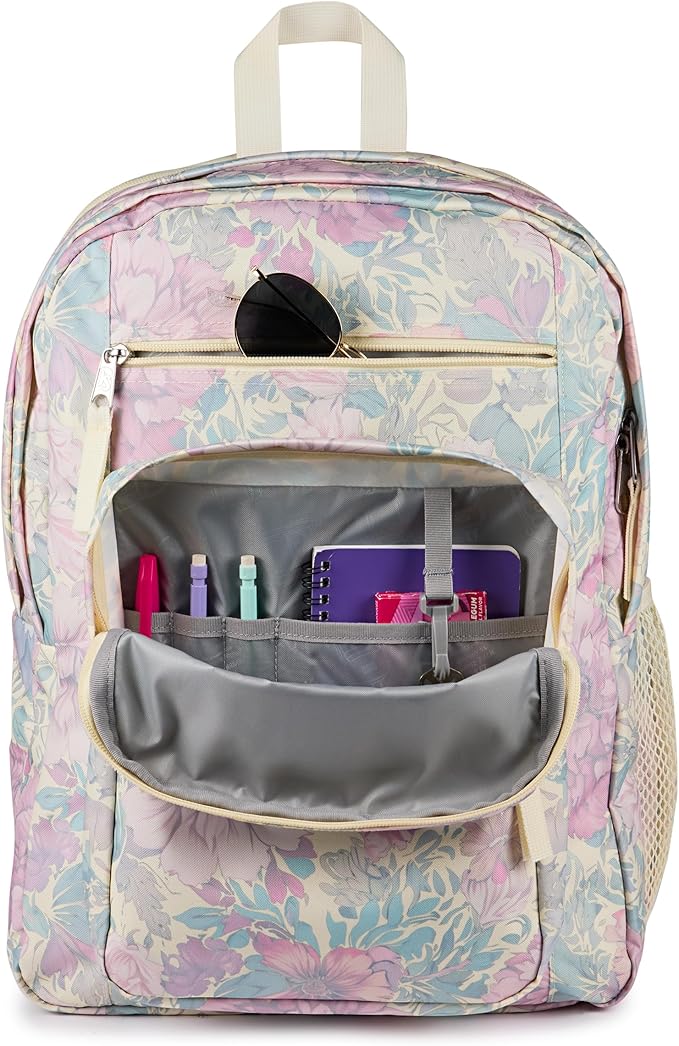 JanSport Laptop Backpack - Computer Bag with 2 Compartments, Ergonomic Shoulder Straps, 15” Laptop Sleeve, Haul Handle - Faded Tapestry